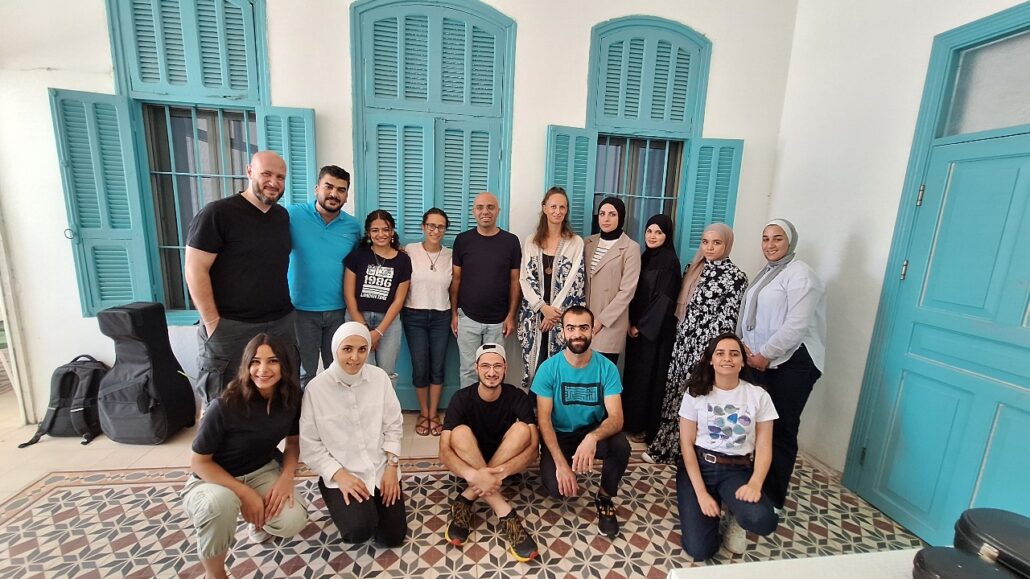 Wasan (Bottom, 2nd from left) with the rest of the team in Jordan